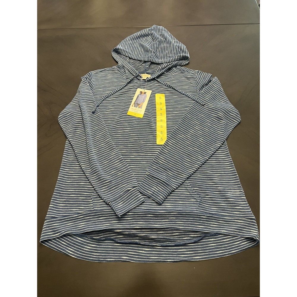 NWT Weather people vintage S hoodie blue